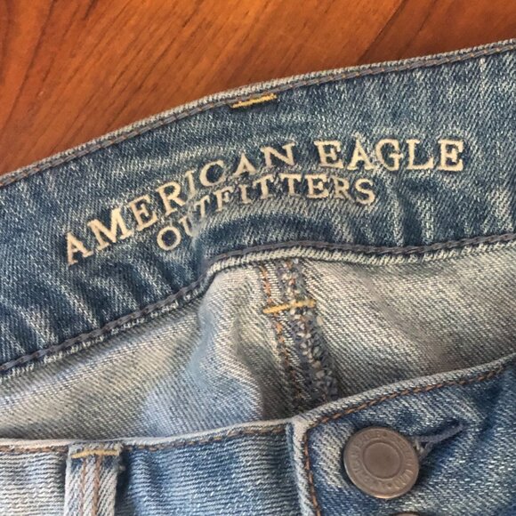 AEO ARTIST CROP STRETCH JEANS - 8R - Picture 2 of 9